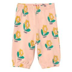 Tinycottons - Jogginghose aus Bio-Baumwolle mit Blumenmuster | Rosa