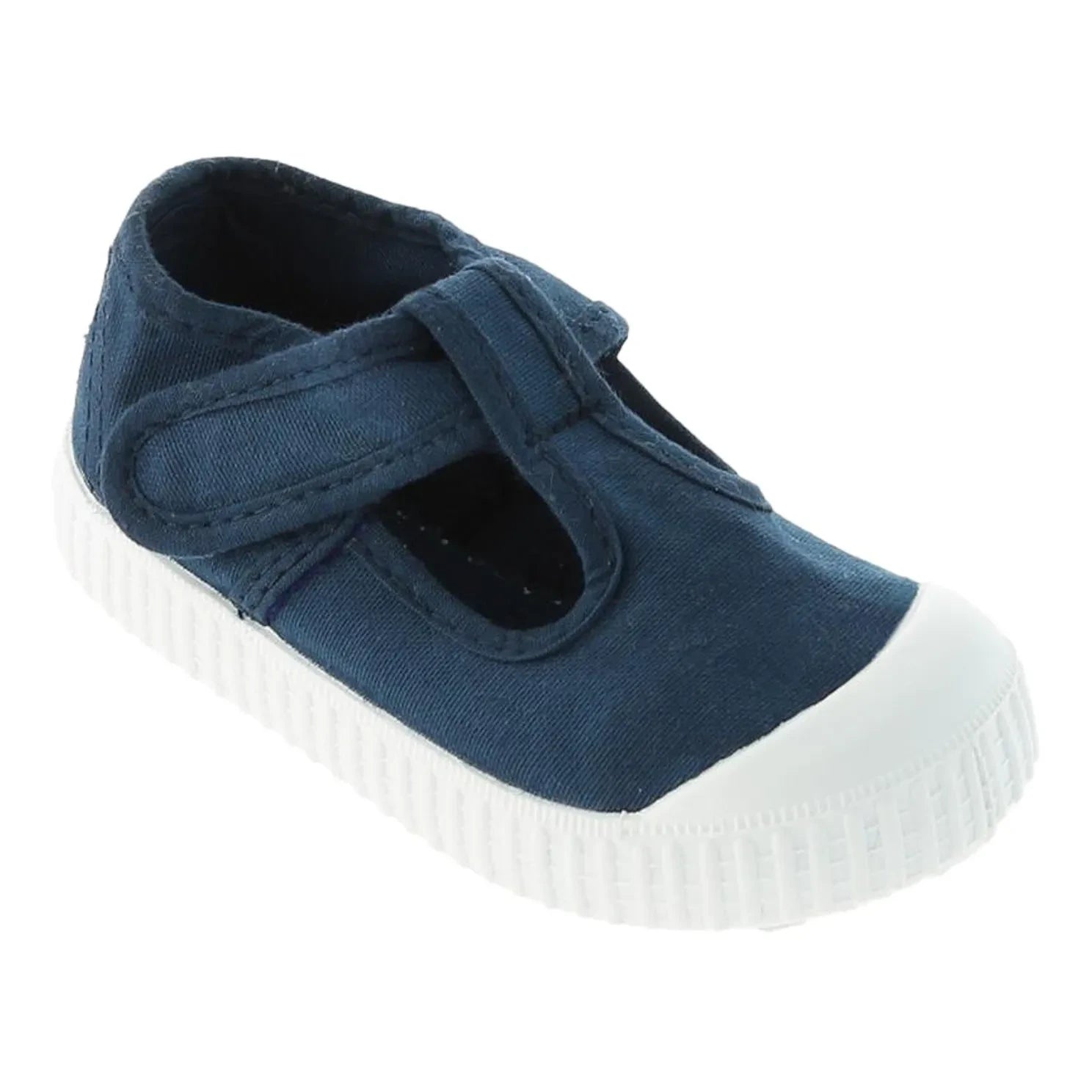 Victoria - Sandalia Tira Lone Klettverschluss-Sneaker | Marineblau
