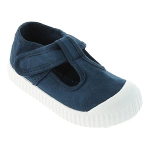 Victoria - Sandalia Tira Lone Klettverschluss-Sneaker | Marineblau