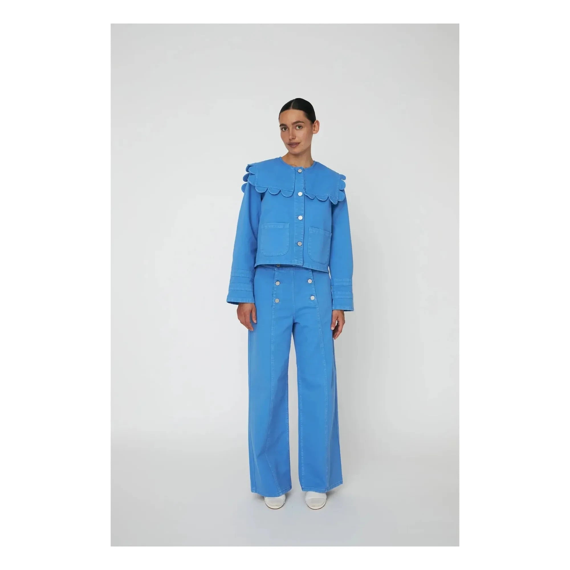 Stella Nova - Marine Bio-Baumwolljacke | Blau