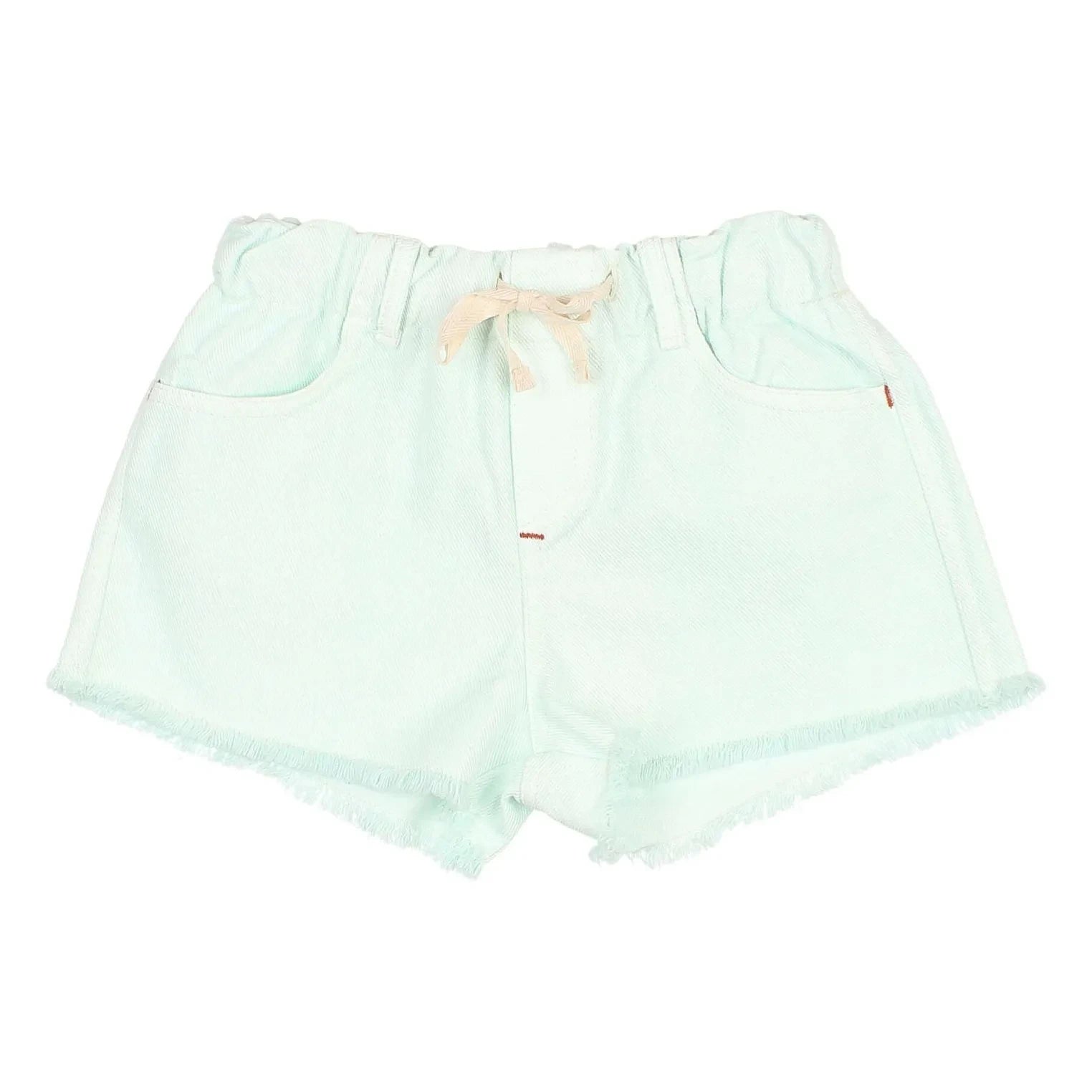 Búho - Quasten Denim Lyocell Shorts | Aqua