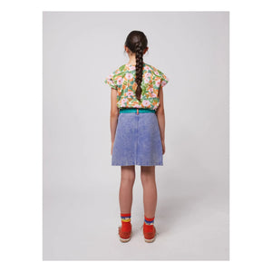 Bobo Choses - Rock aus Bio-Baumwolle mit Farbblock-Design | Blau