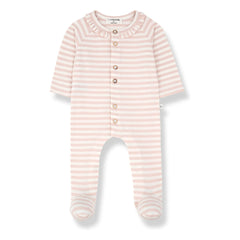 1+ in the family - Camila Gestreifte Pyjamas | Beige Rosa