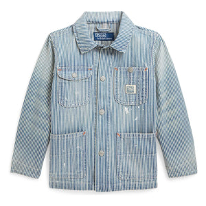 Ralph Lauren - Gestreifte Jeansjacke | Denim