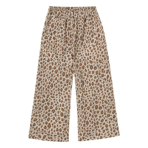 Tinycottons - Poplin-Leopardenhose | Braun