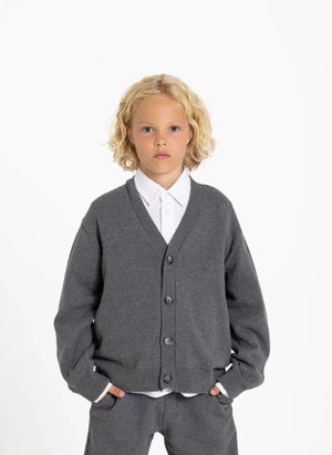 Smallable Kid - Harcourt Organischer Baumwollpullover | Grau meliert