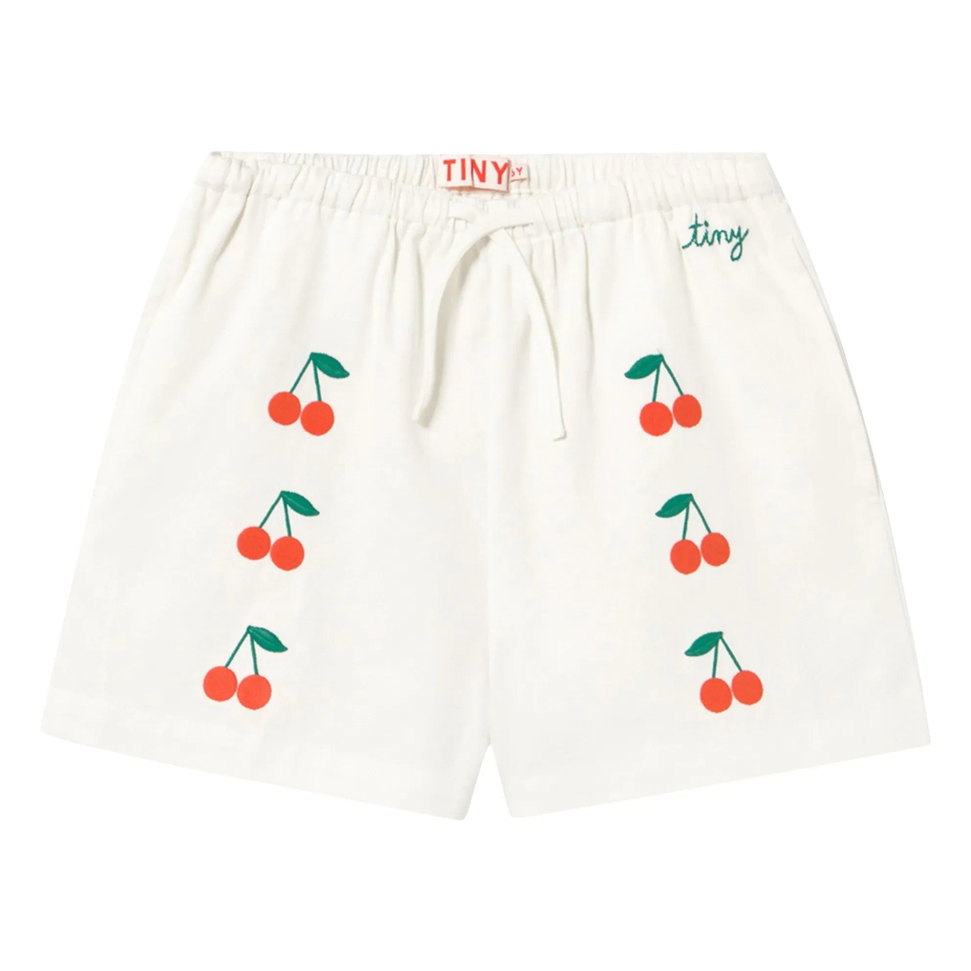 Tinycottons - Kurze Kirschen Twill | Weiß