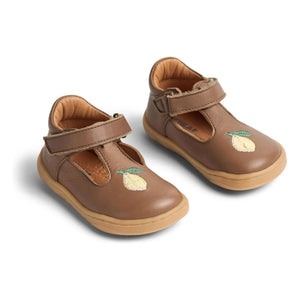 Weizen - Mary Jane Sandalette Sinne Lemons Leder | Braun