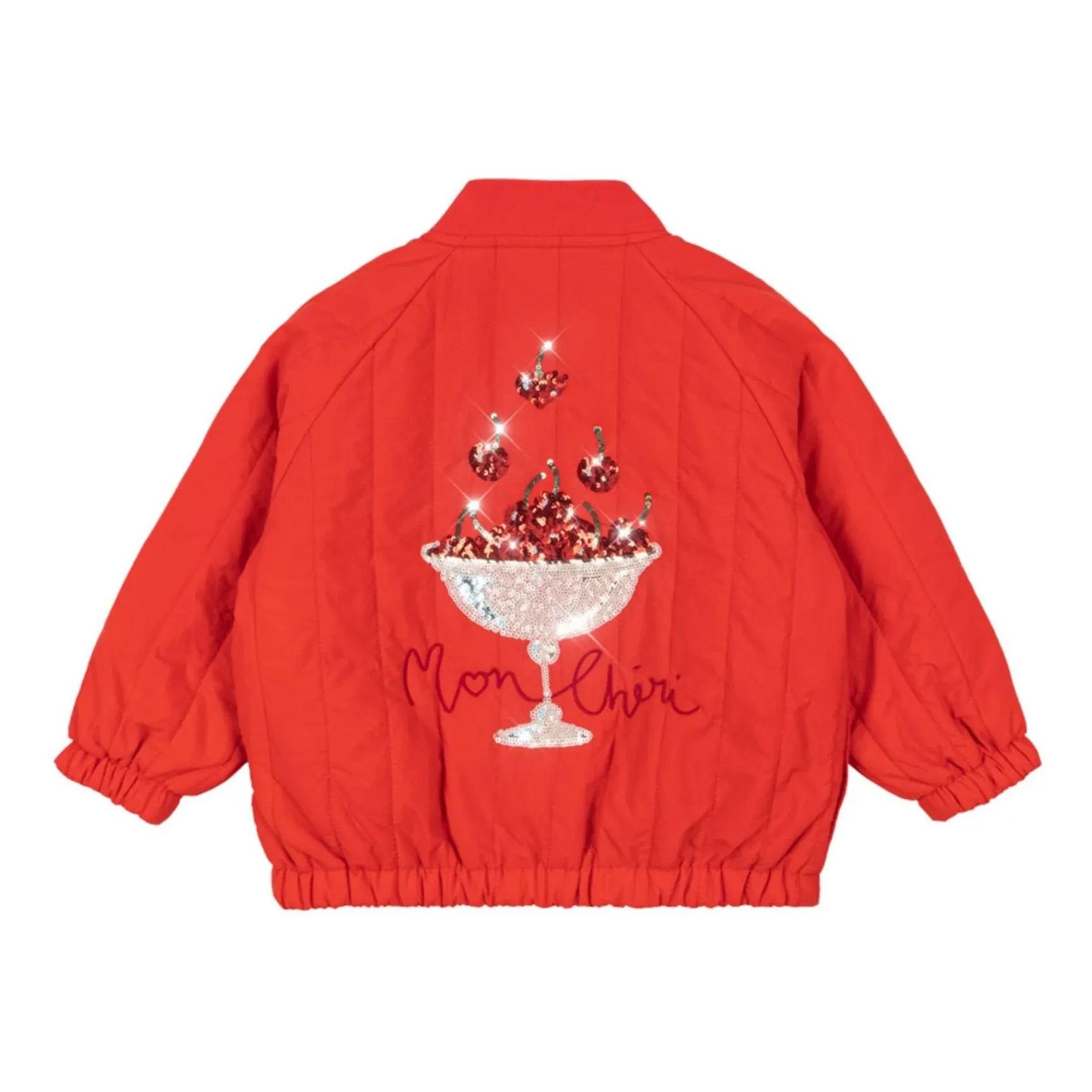 Konges Sløjd - Mon Chéri Pailletten-Steppjacke | Rot