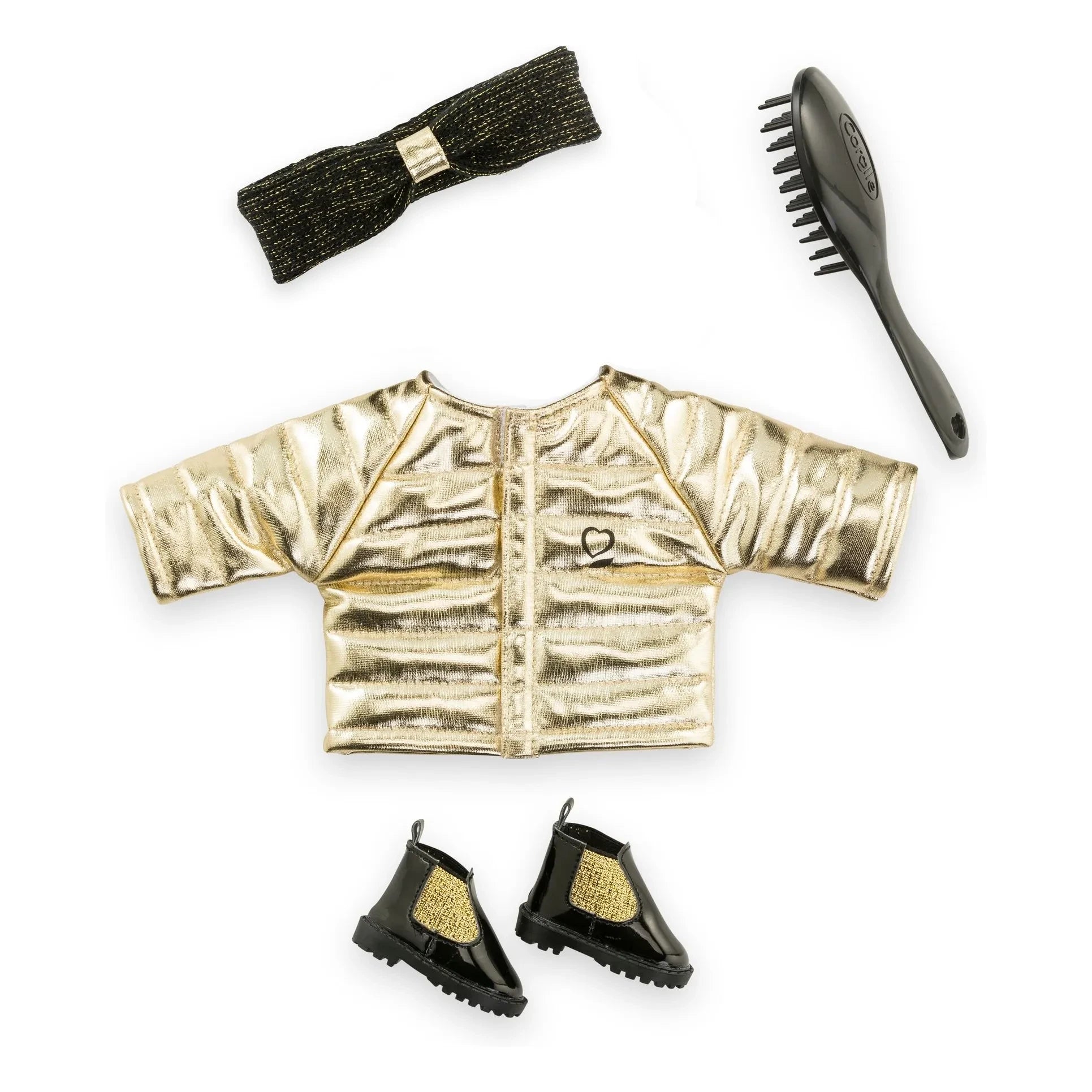 Corolle - Nähset für Jacke und Accessoires für 36 cm Babypuppe | Gold
