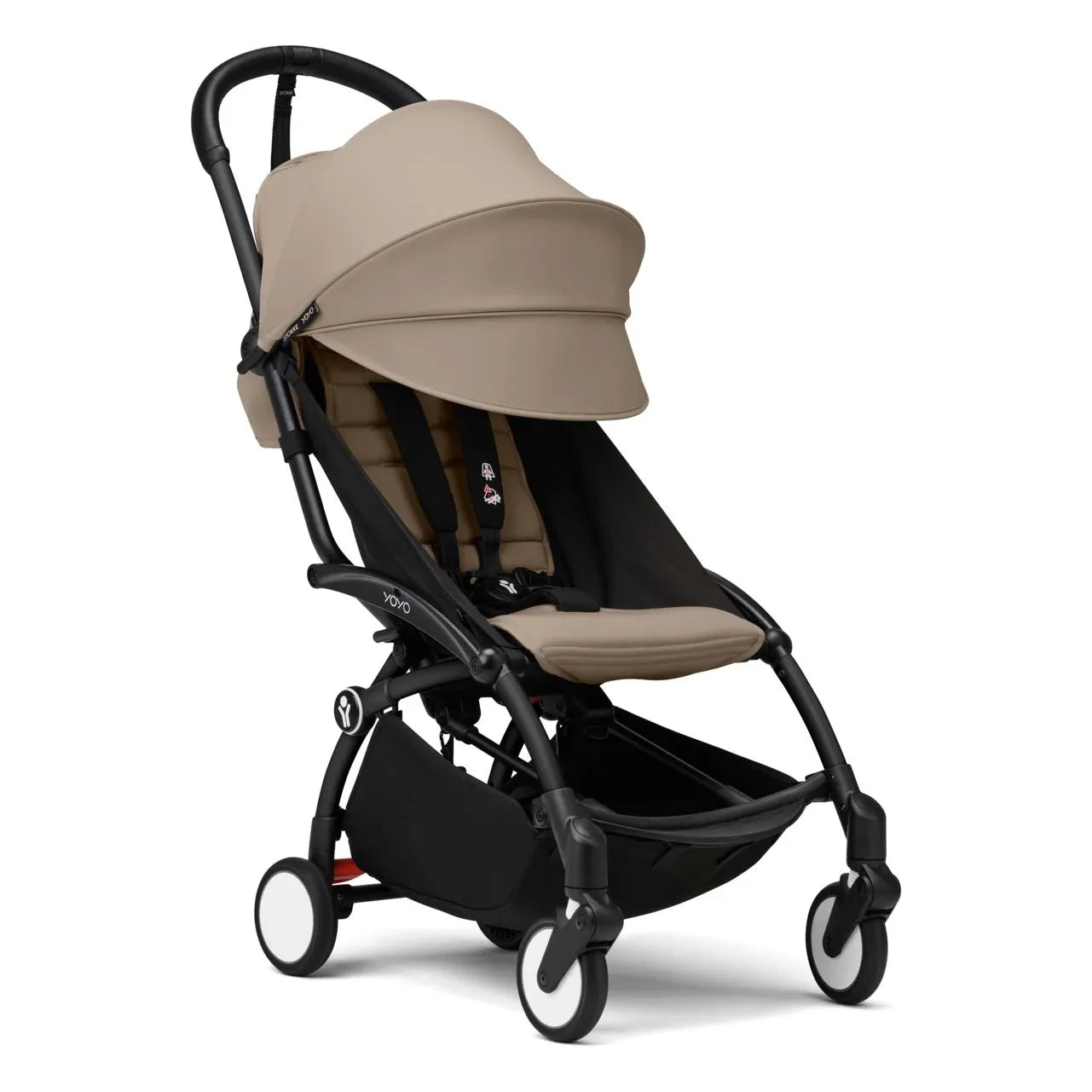 Stokke® - YOYO³ 6+ Bebek Arabası Siyah çerçeve | Taupe kahverengi