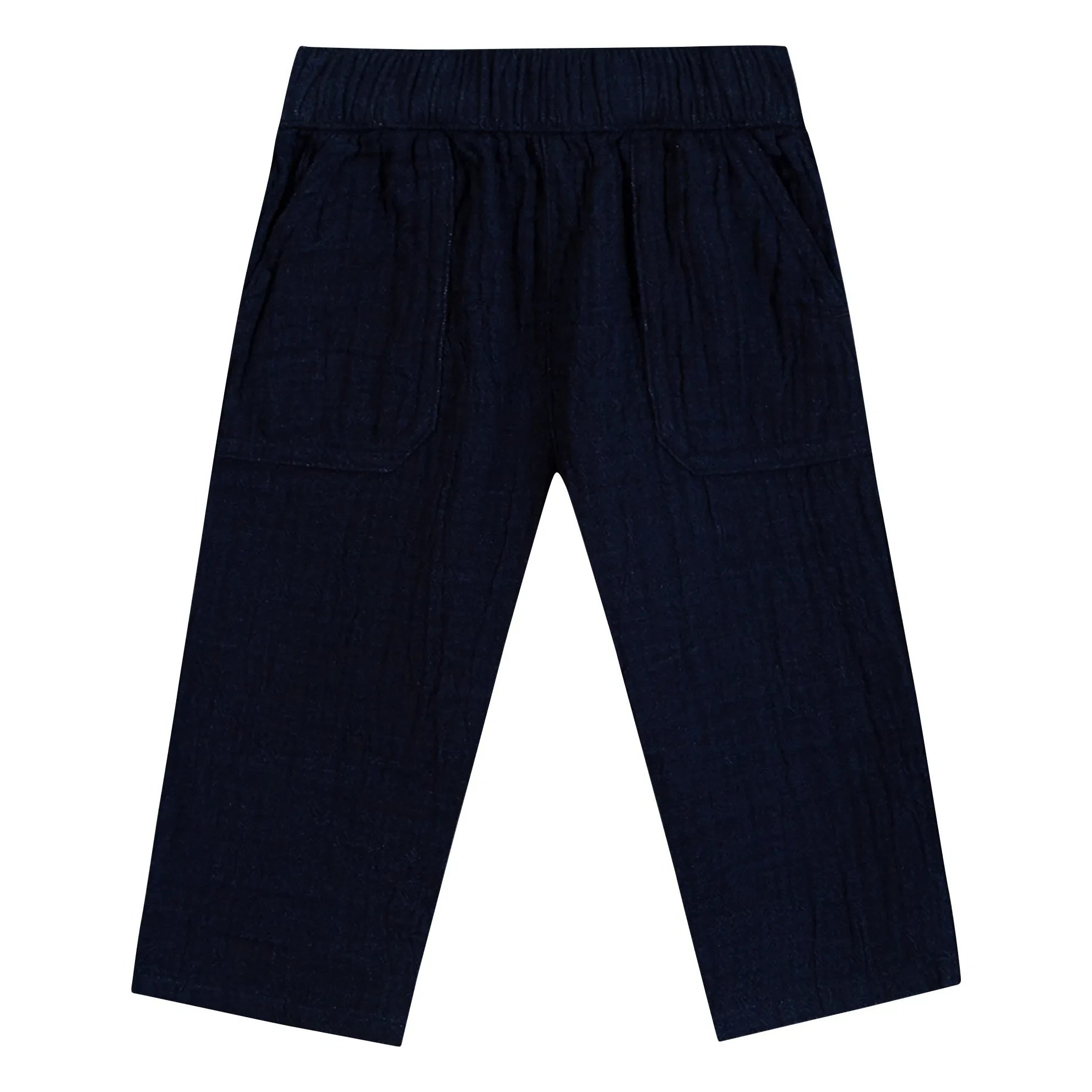 Bonton - Batcha Baby Musselin-Hose aus Baumwolle | Nachtblau