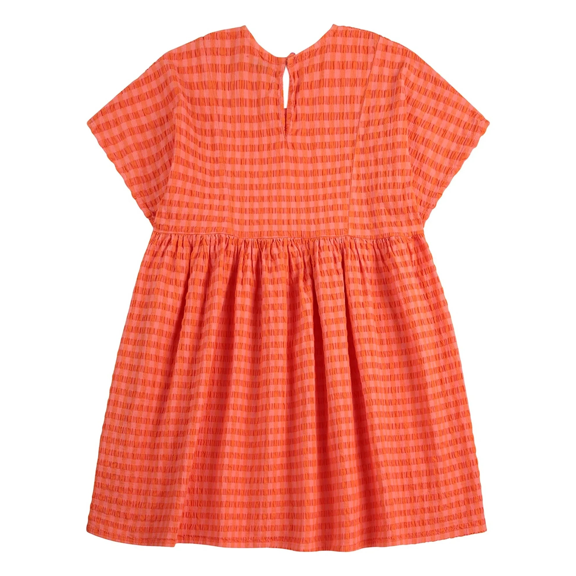 Bobo Choses - Kariertes Kleid | Koralle