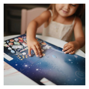 Mushie – Wiederverwendbares Stickerbuch Espace