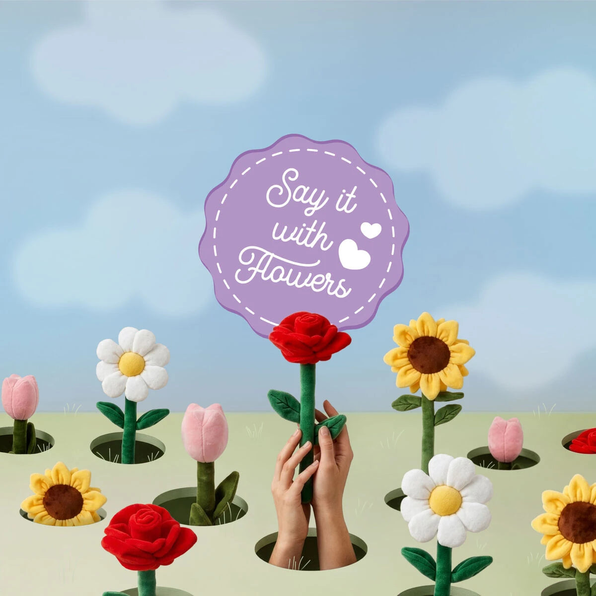 Legami - Rosen-Plüschstrauß - Sag es mit Blumen