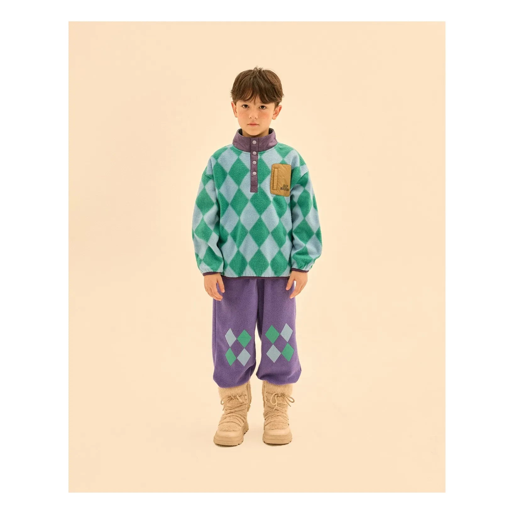 Jelly Mallow - Sweatshirt mit Rautenmuster | Mavi