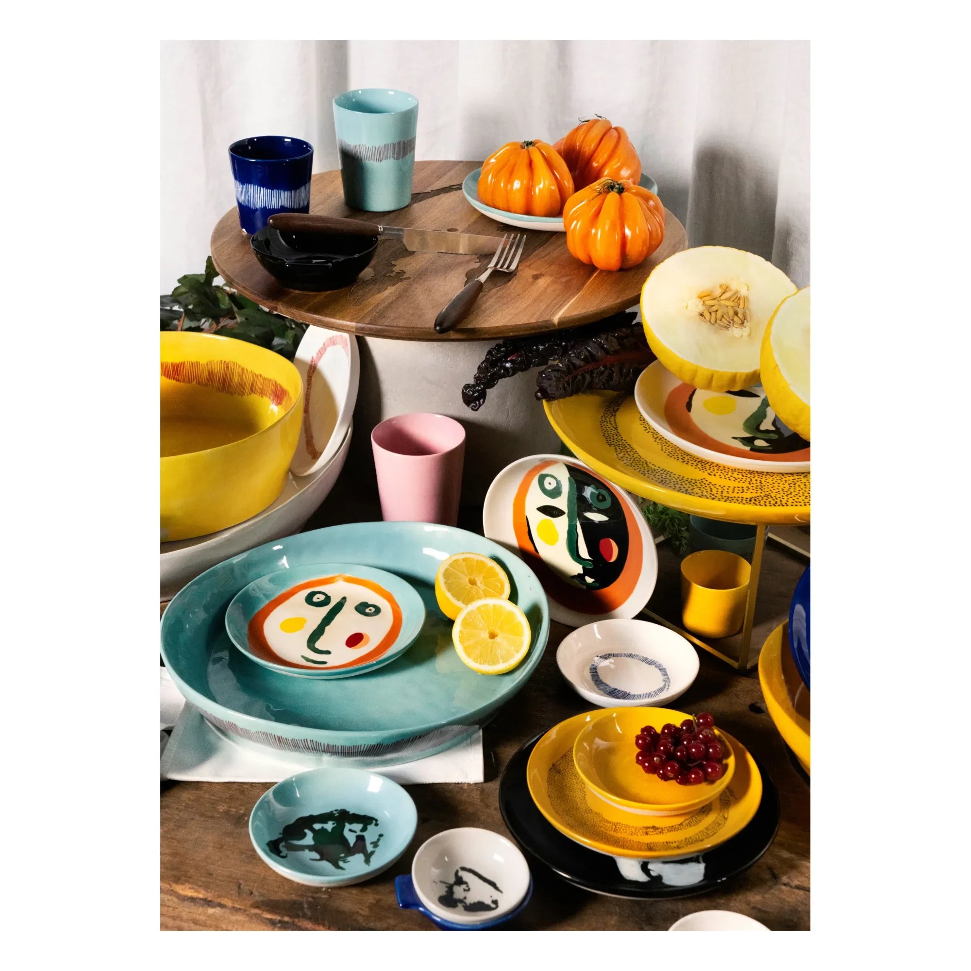Serax - Feast Teller - Ottolenghi - 4er Set | Blau