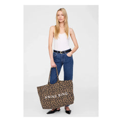 Anine Bing - Leo Leopard Tragetasche | Braun