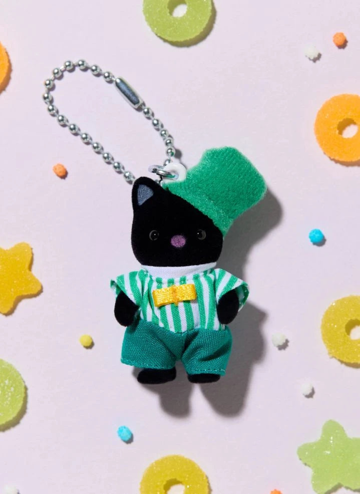 Sylvanian Families - Zwei-Ton Katzen Schlüsselanhänger - Smaragd