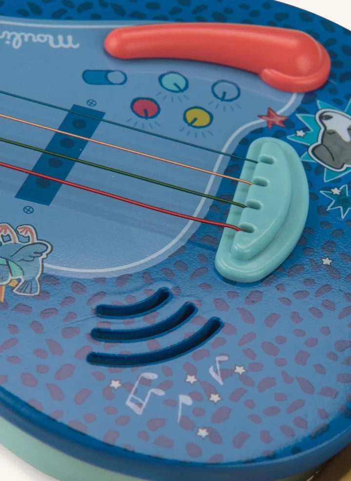 Moulin Roty - Elektrische Gitarre - Puce &amp; Pilou | Blau