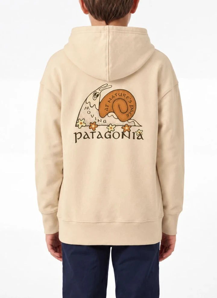 Patagonia - Logo Kapuzenhoodie | Natural