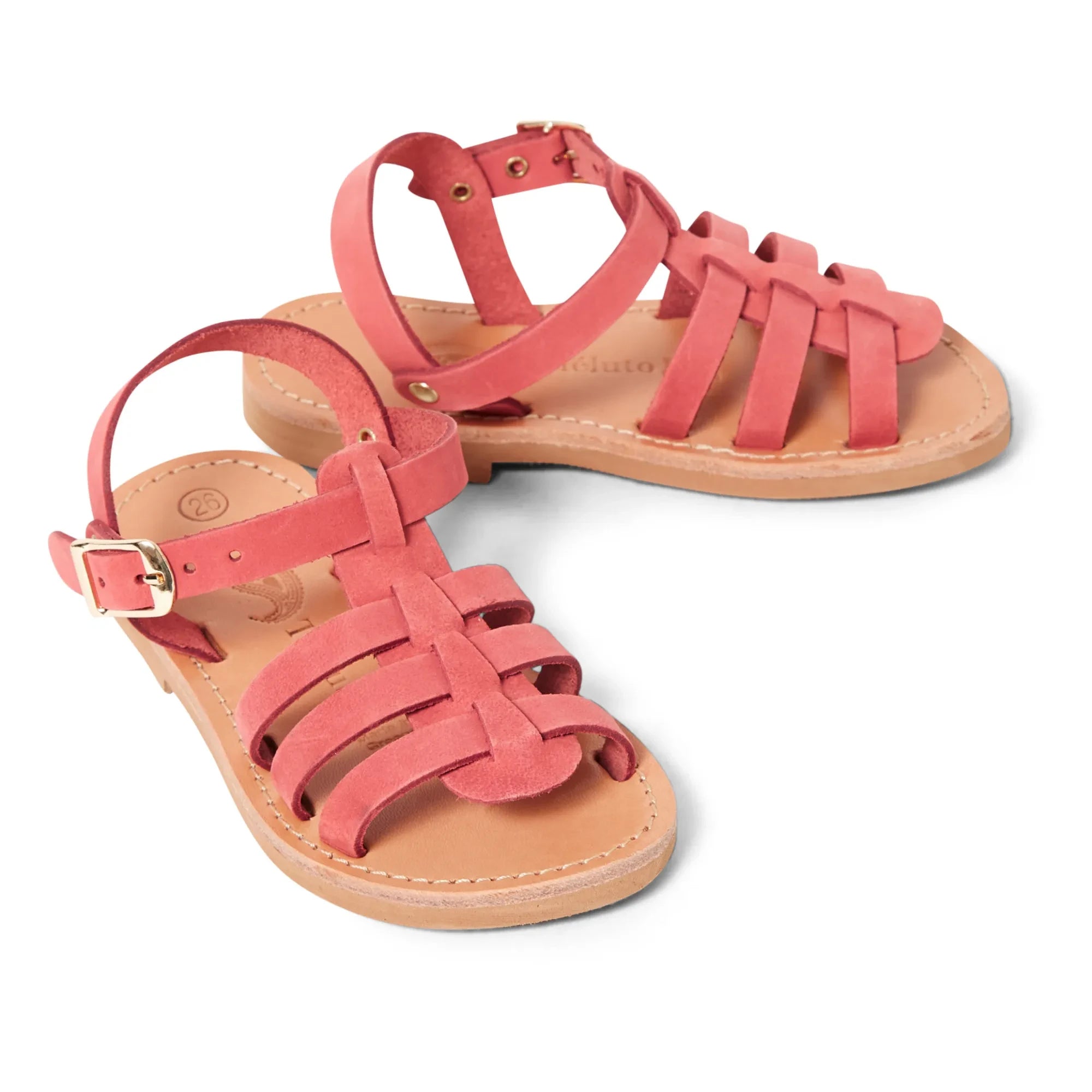 Théluto - Diego Sandalen | Himbeerrot