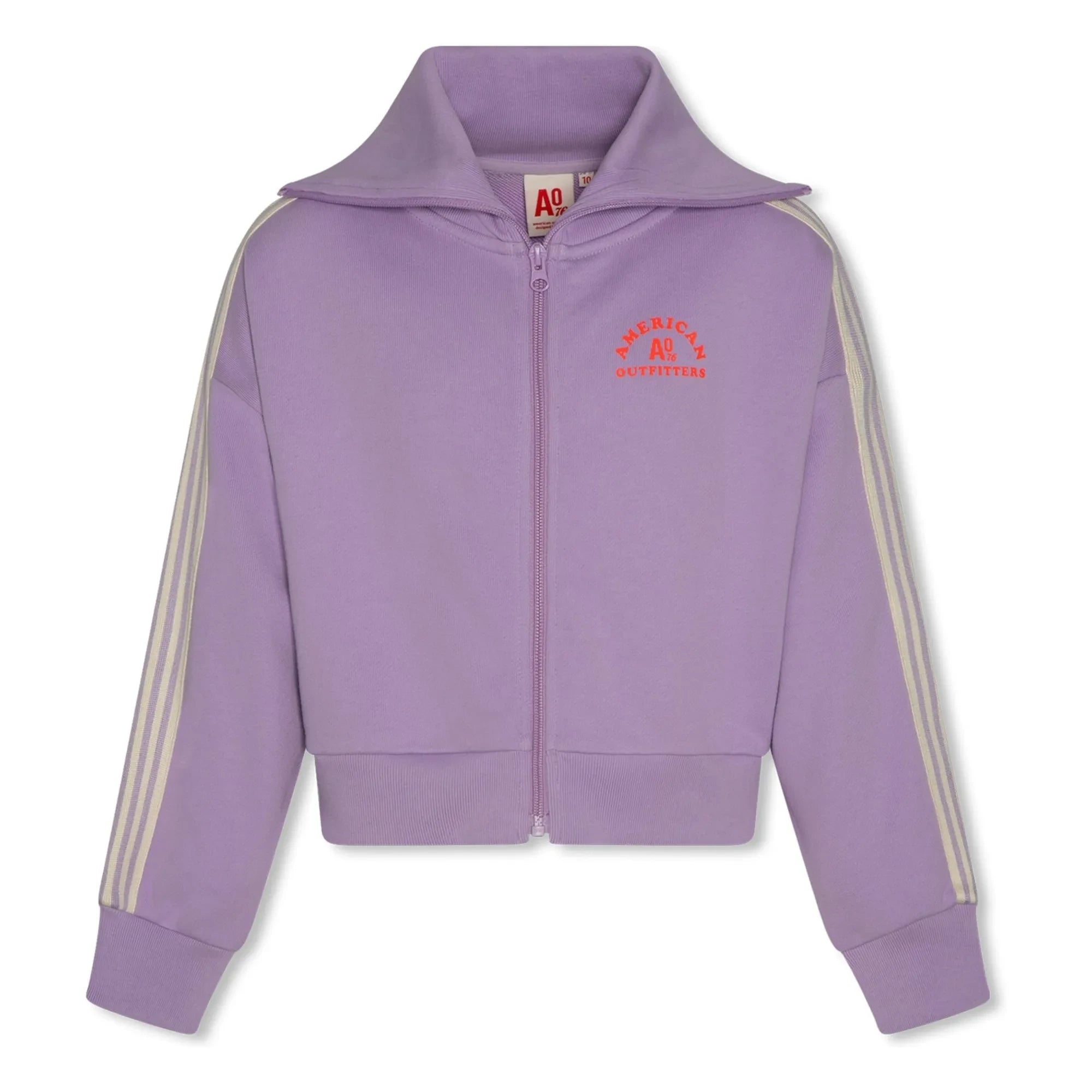 AO76 - Jane Sweatjacke aus recycelter Baumwolle | Flieder