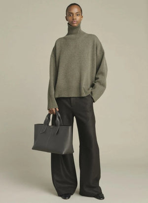 Soeur - Suave Leder Tasche | Stahl