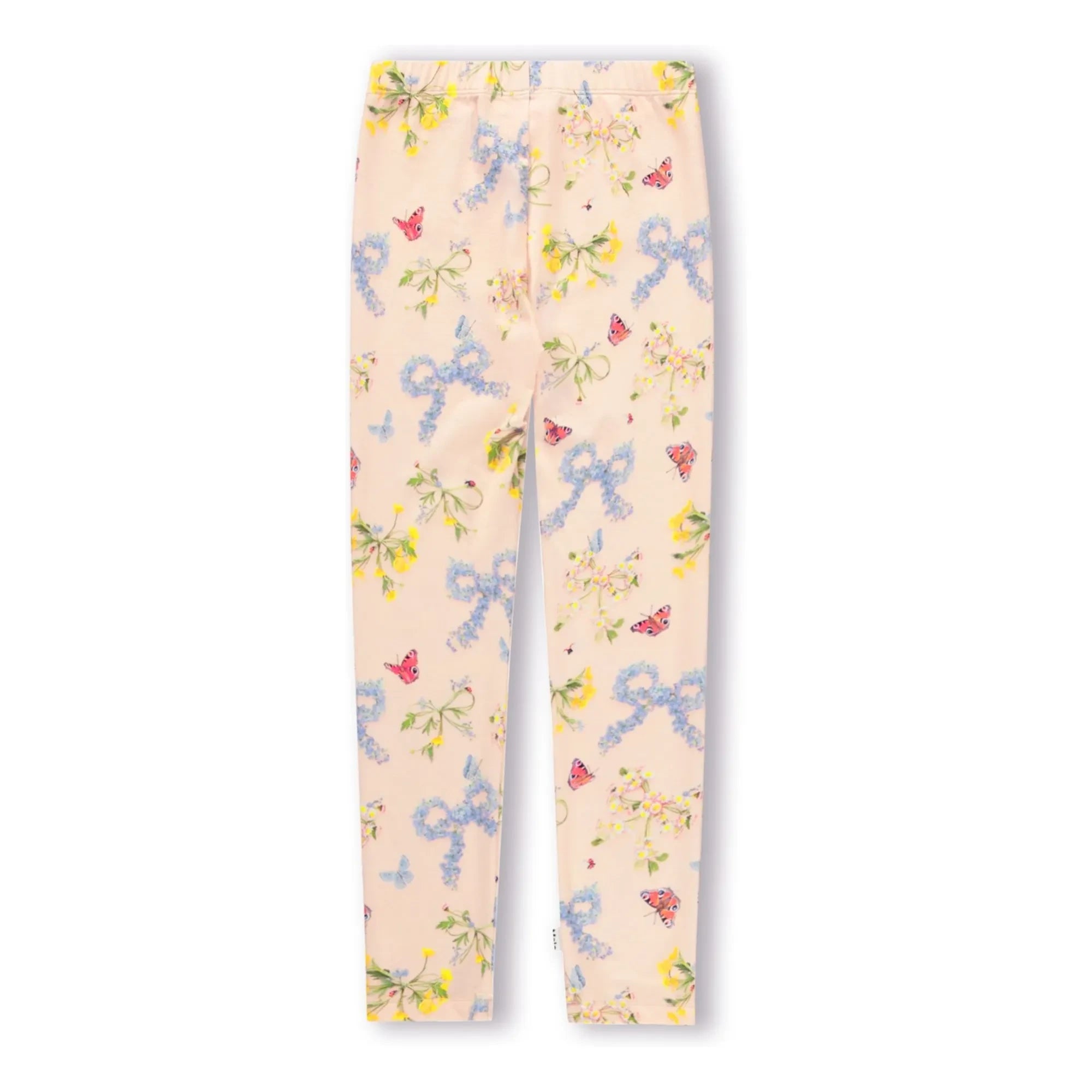 Molo - Niki Leggings Bio-Baumwolle Blumen | Puderrosa