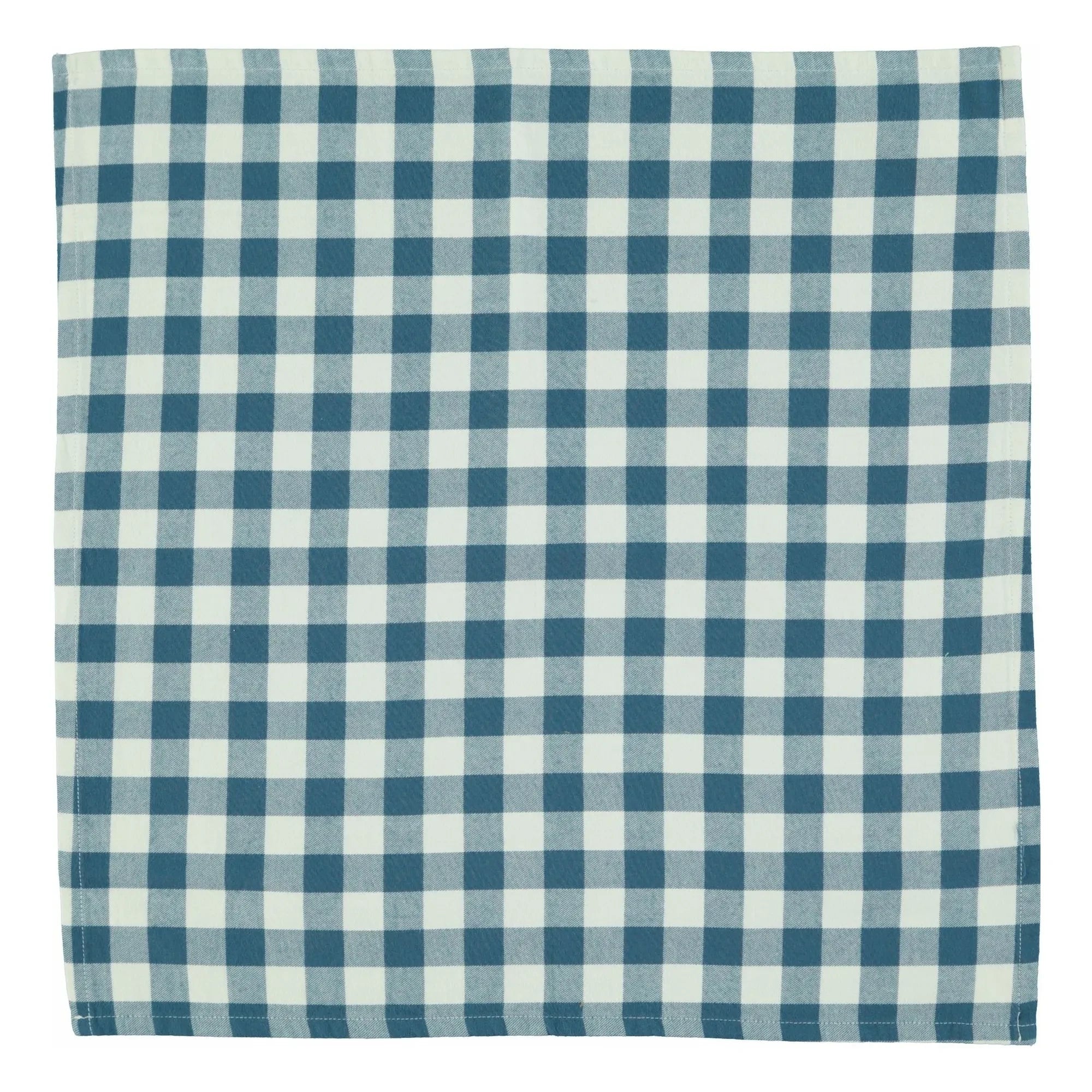 Piupiuchick - Bio-Baumwoll Bandana mit Karomuster | Blau