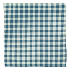 Piupiuchick - Bio-Baumwoll Bandana mit Karomuster | Blau