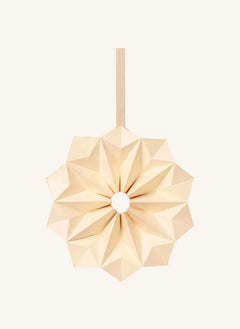 Ferm Living - FSC Papier Weihnachtsstern Sonne | Gebrochenes Weiß