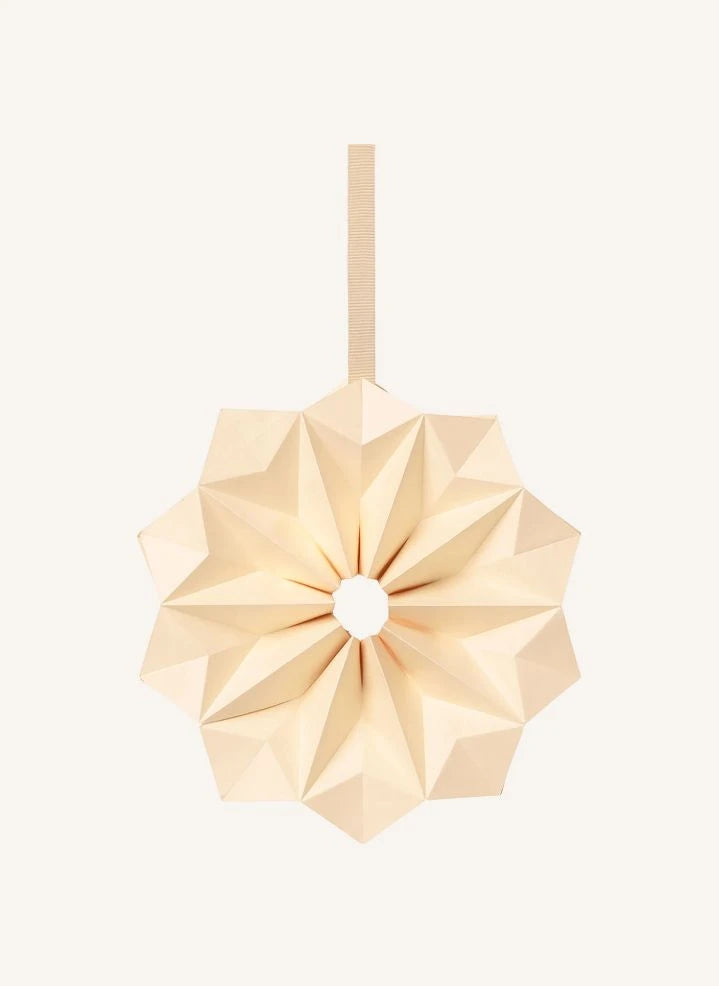 Ferm Living - FSC Papier Weihnachtsstern Sonne | Gebrochenes Weiß