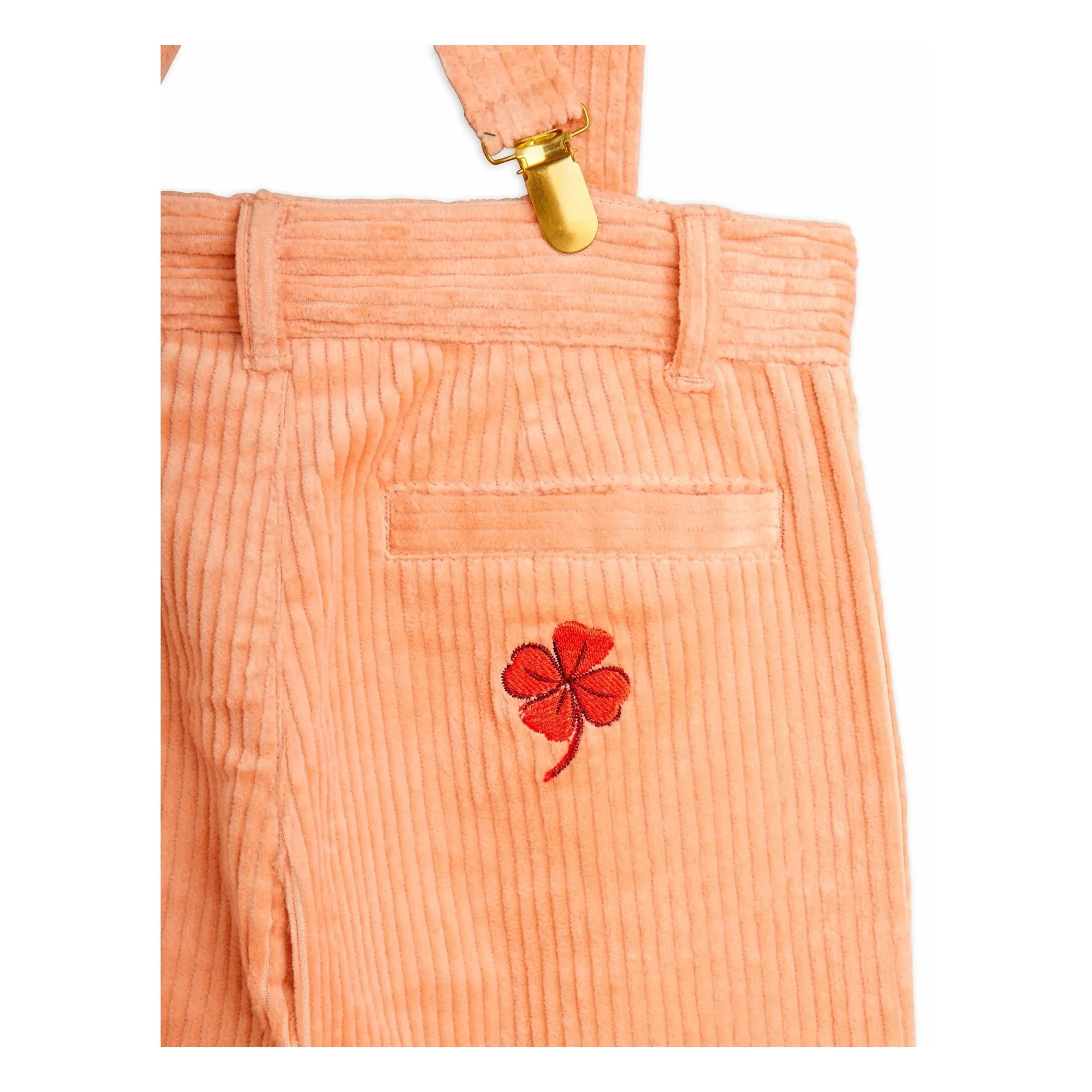 Mini Rodini - Corduroy-Latzhose | Koralle