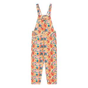 Favorite People - Latzhose mit Blumenmuster Toskana - Damenkollektion | Orange