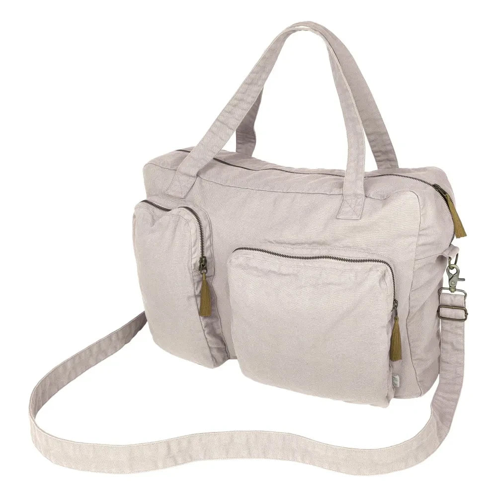 Numero 74 - Wochenendtasche aus Bio-Baumwolle | Puder S018