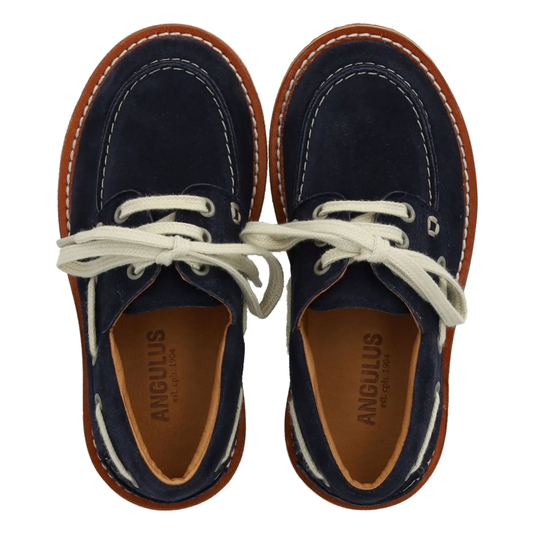 Angulus - Dock Wildleder Bootsschuhe | Marineblau