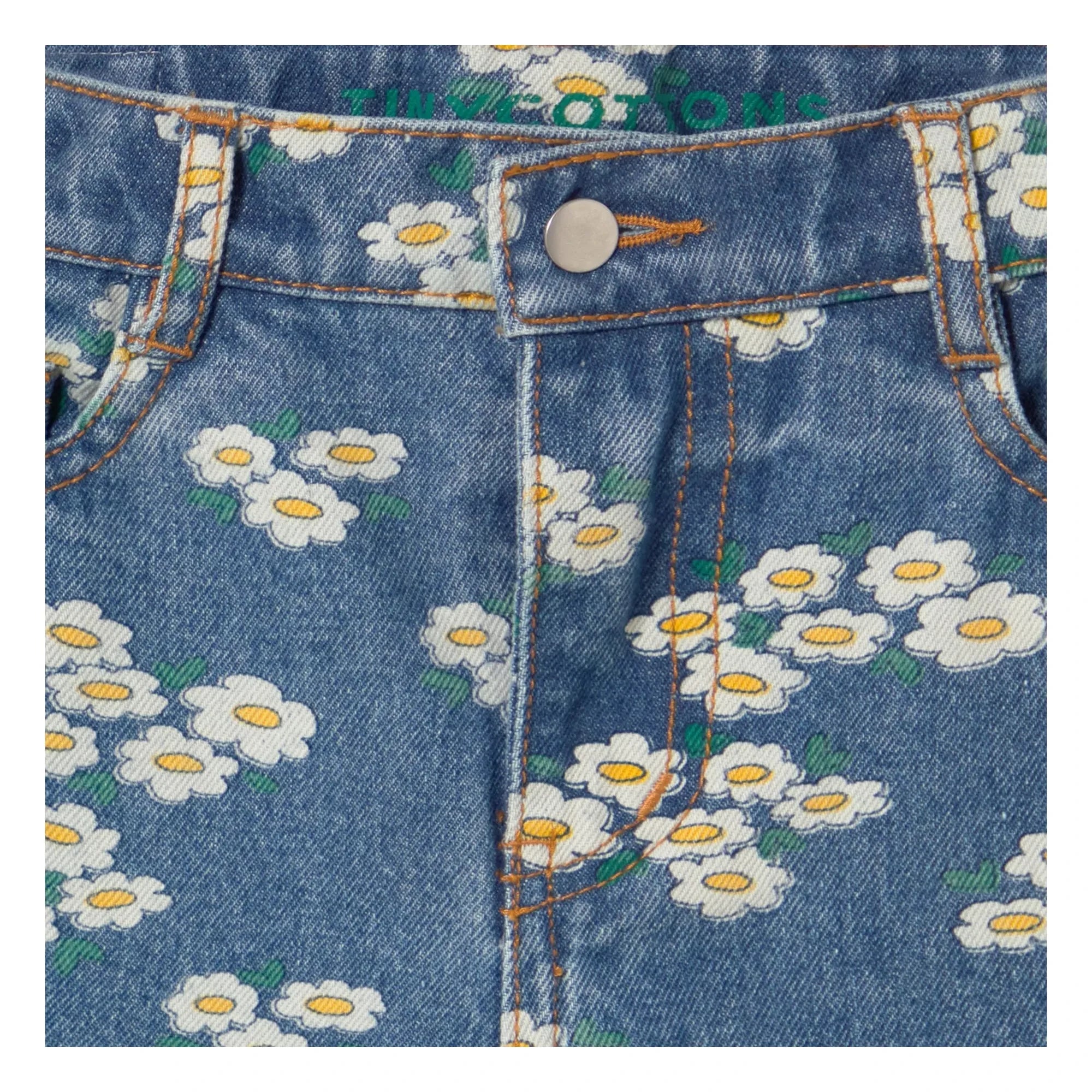 Tinycottons - Jeans Marguerites | Blau