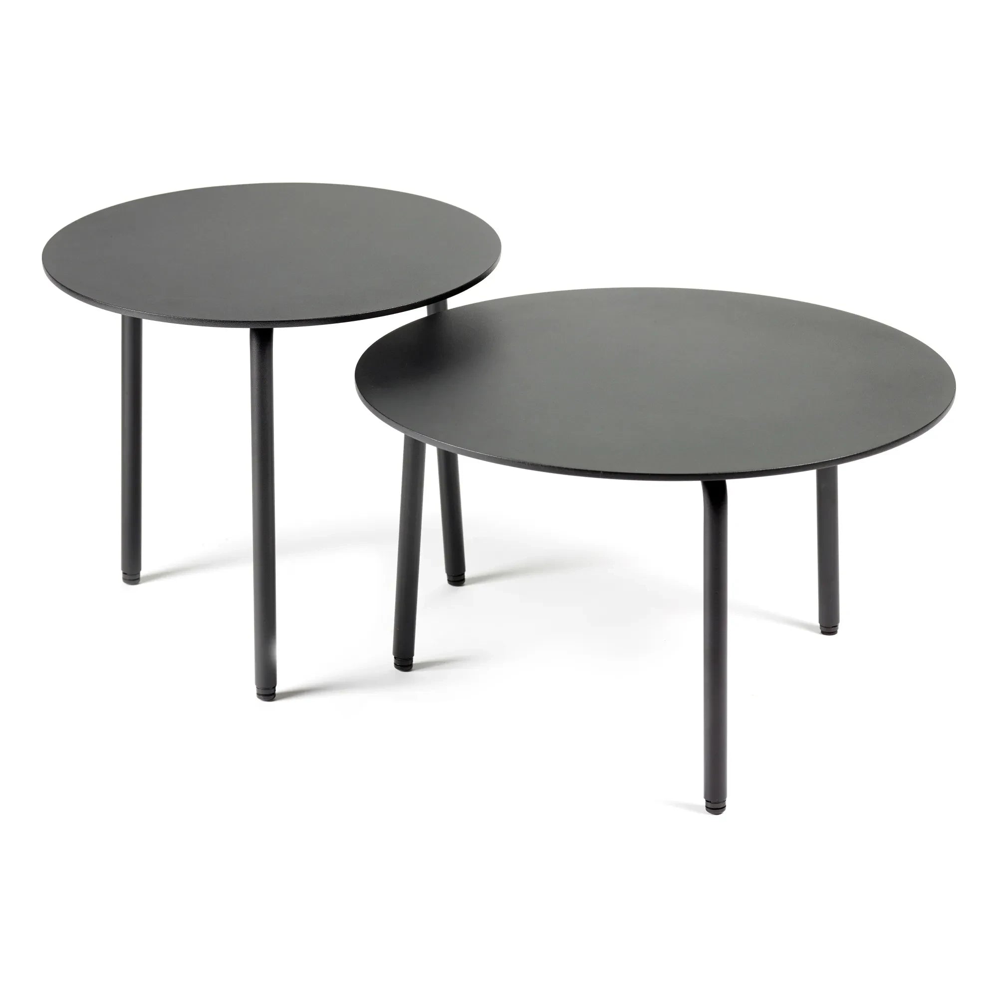 Serax - August Outdoor Runder Beistelltisch | Schwarz