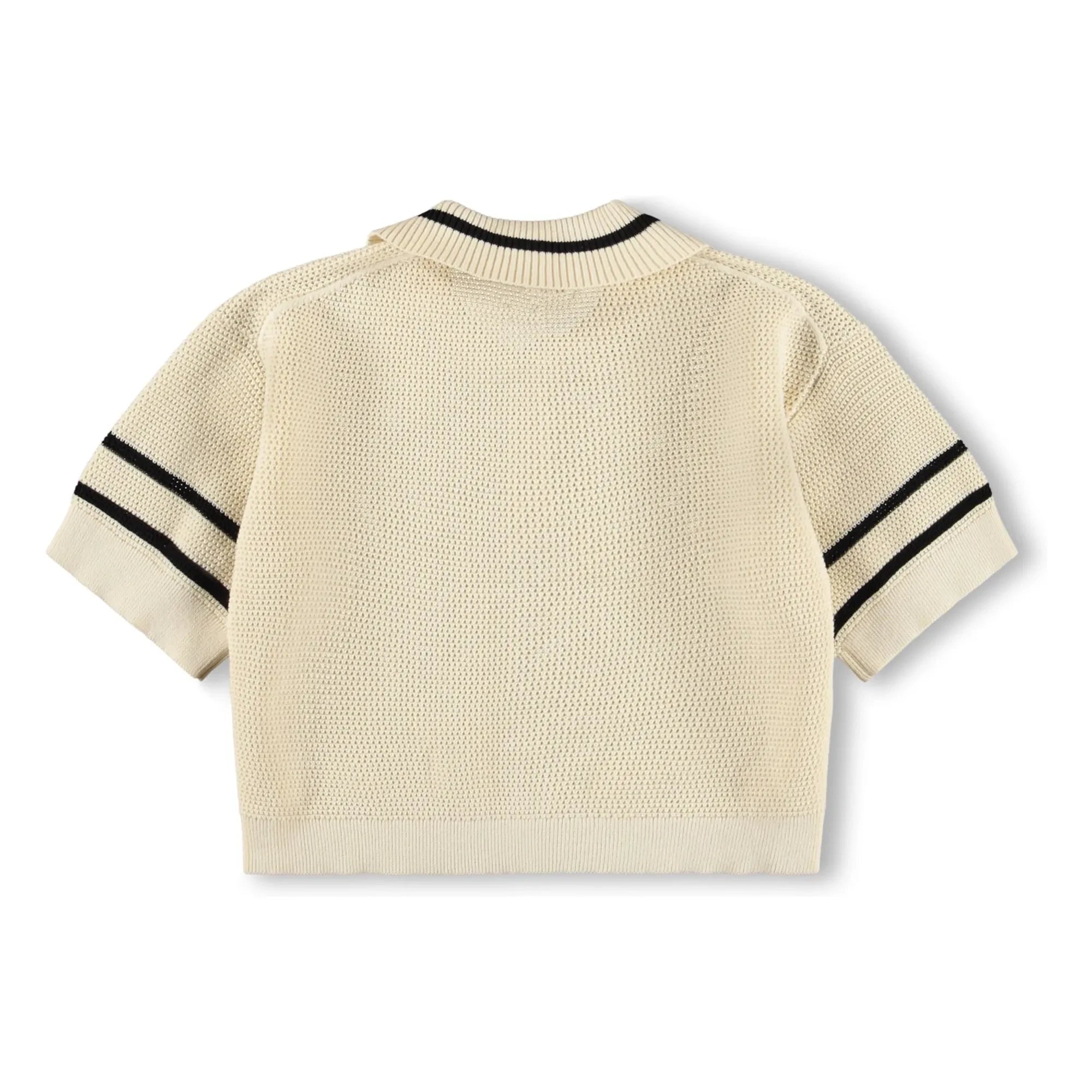 Molo - Gwinn Poloshirt aus Bio-Baumwollstrick | Ecru