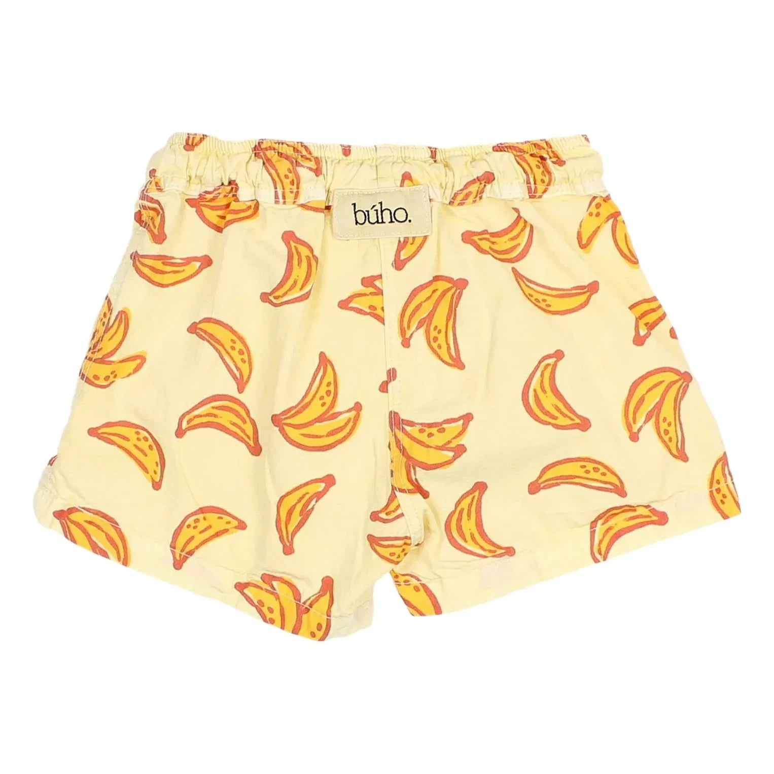 Búho - Badehose aus Bio-Baumwolle mit Bananenmuster | Gelb