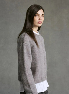 Hod - Océane Strickjacke | Silber