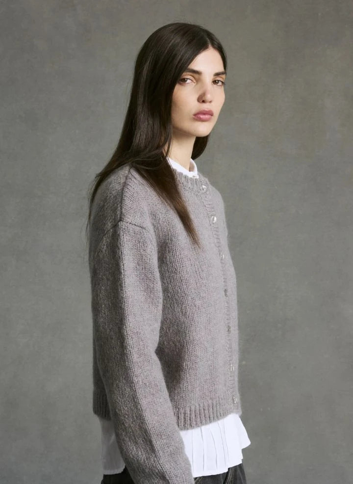 Hod - Océane Strickjacke | Silber