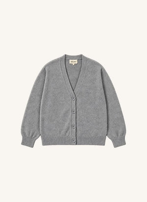 Smallable Man - Rodin Merino Wolle Cardigan | Heather Grau