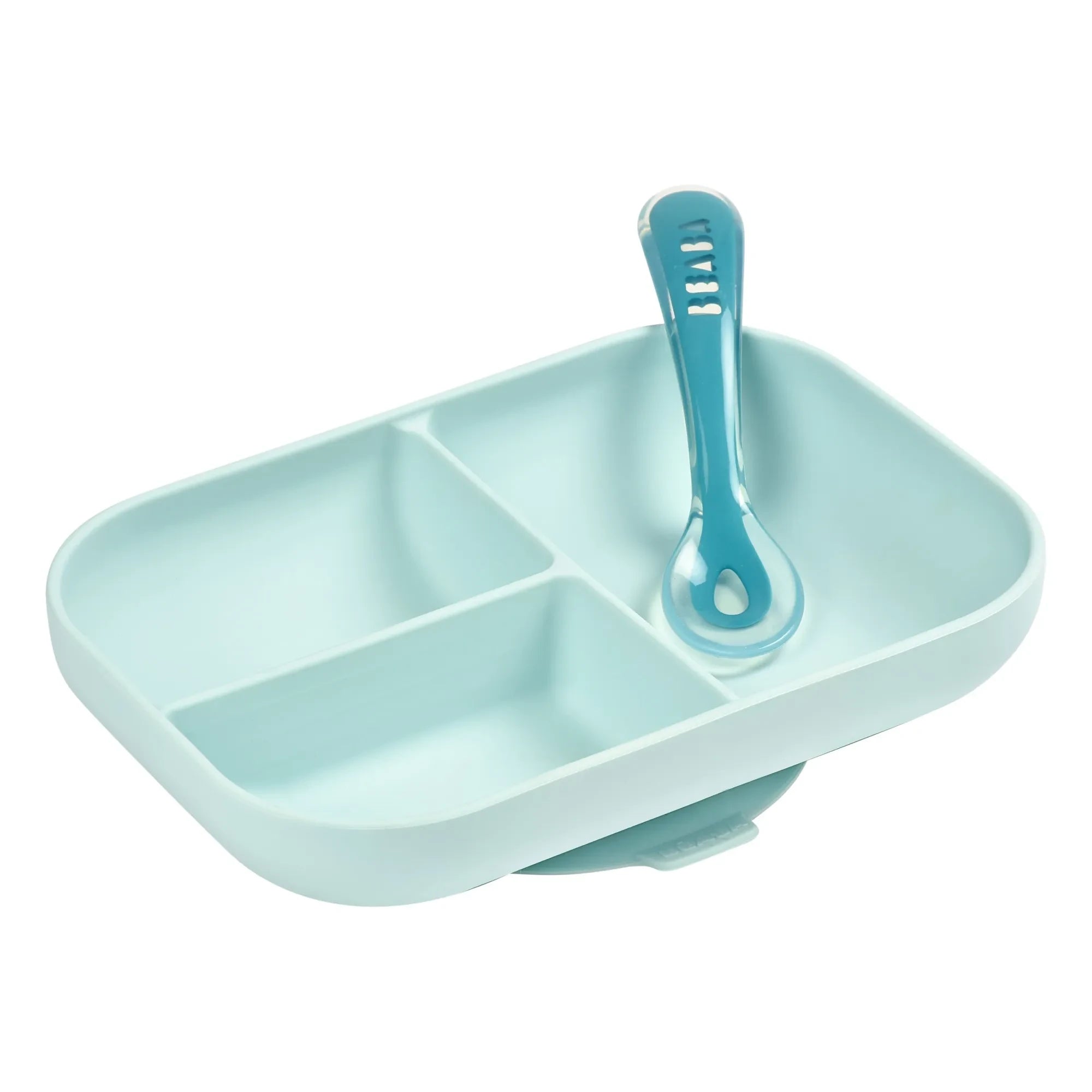 Béaba - Esslern-Set aus Silikon | Blau