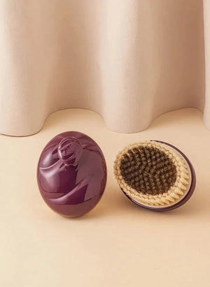 La Bonne Brosse - Die Talm Körperbürste x La Bonne Brosse Nr. 01 - Für empfindliche Haut | Aubergine