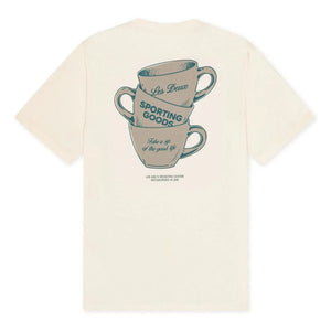 Les Deux - Ben Artist Baumwoll-T-Shirt | Weiß