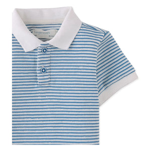 Gingersnaps - Kirk gestreiftes Poloshirt | Blau