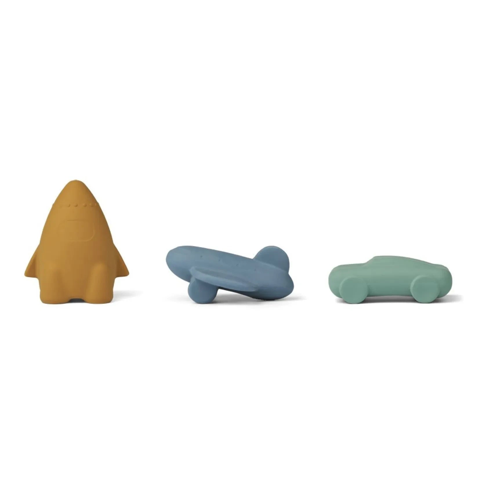 Liewood – Jacob Naturkautschukspielzeug – 3er-Set | Blau Mehrfarbig