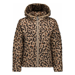 Jott - Carla Leopar Daunenjacke | Beige